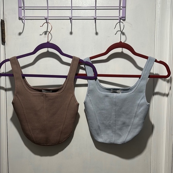 New ARITZIA sculpt knit bustier top bundle - Picture 1 of 5